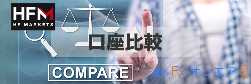HFM(HotForex)の口座タイプ